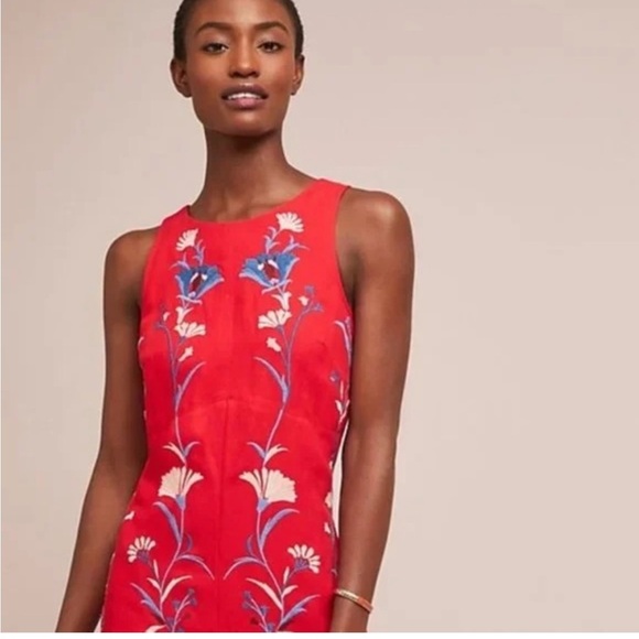 Anthropologie Akemi+Kin Lila Embroidered Dress - Picture 3 of 14